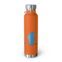 Mo' Riding - Premium Copper Insulated  Bottle, 22oz