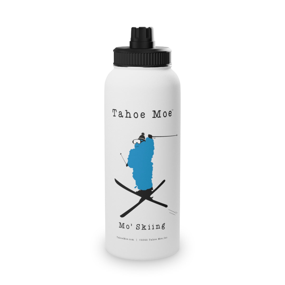 Mo' Skiing - Water Bottle (Sports Lid)