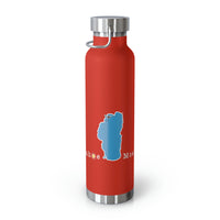 Mo' Skiing - Premium Copper Insulated  Bottle, 22oz